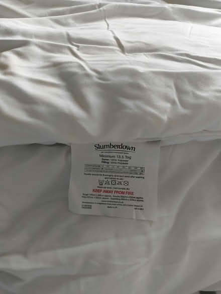 Photo of free King size duvet 13.5 tog used ince (Barnoldswick BB18) #2
