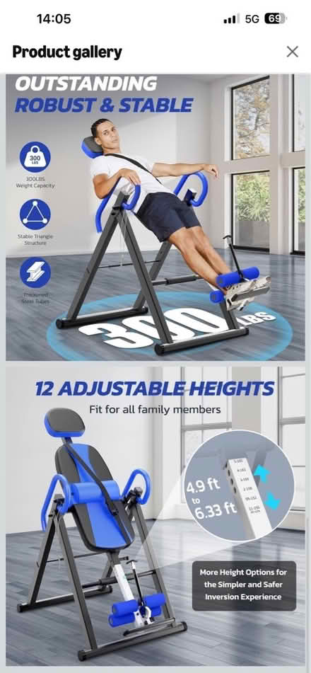 Photo of free Inversion table (NG5 Nottingham) #2