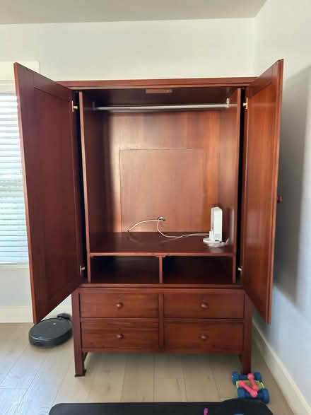 Photo of free Solid Wood Mahogany Armoir (Orange, Ca) #3