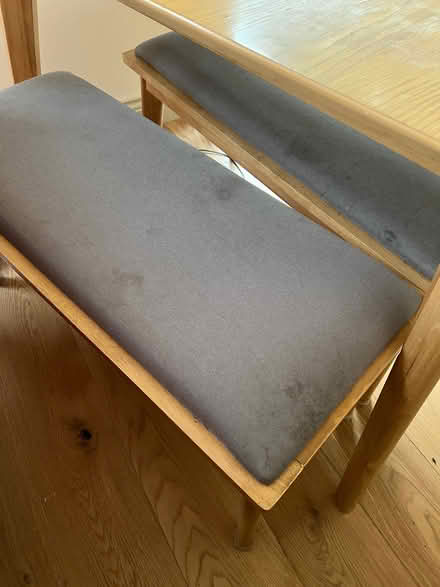 Photo of free Extending dining table and two bench seats (Calverley LS28) #3