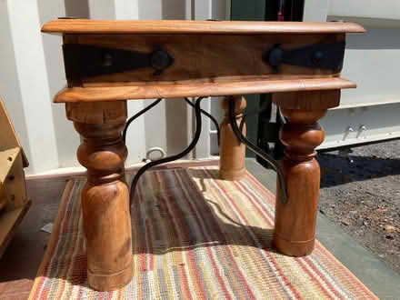 Photo of free Wooden Side Table (Swindon SN2 barnfield road) #2