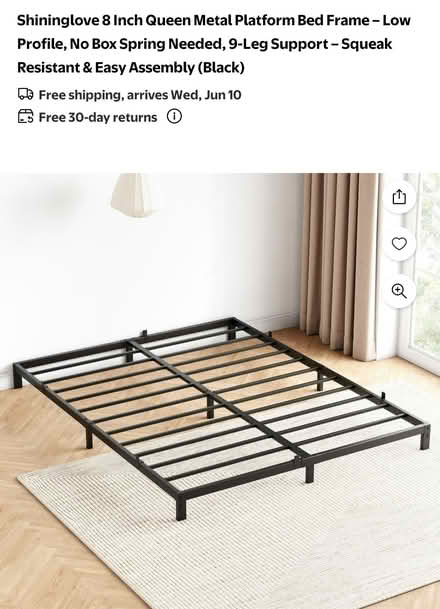 Photo of free Queen bed frame & massager (Milwaukie ,oregon) #1