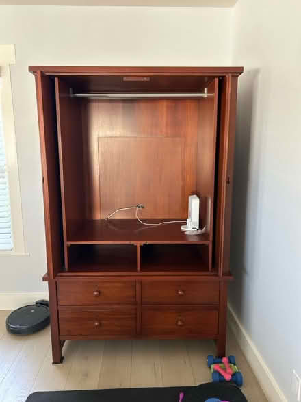 Photo of free Solid Wood Mahogany Armoir (Orange, Ca) #2