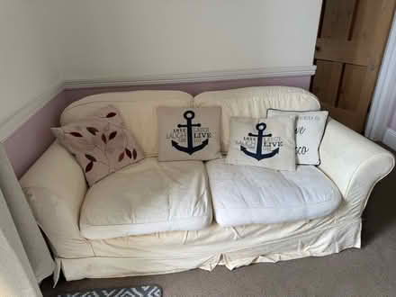 Photo of free White sofa (Prince of Wales Steps TQ1) #2