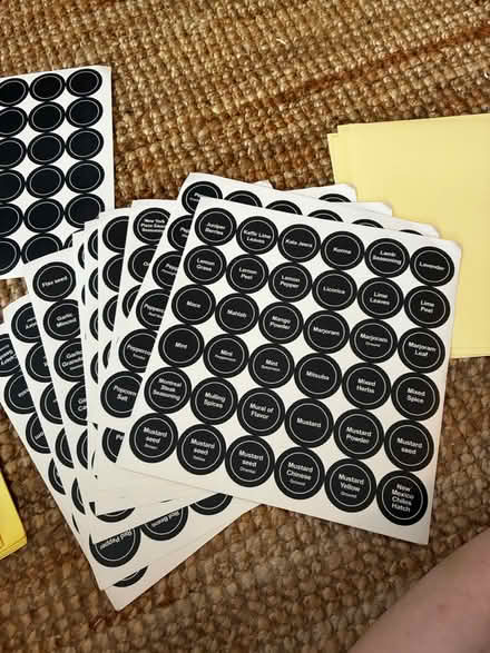 Photo of free Spice jars and spice jar labels (East village) #2