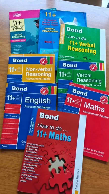 Photo of free Bond 11+ activity books (Stockton Heath, WA4) #1