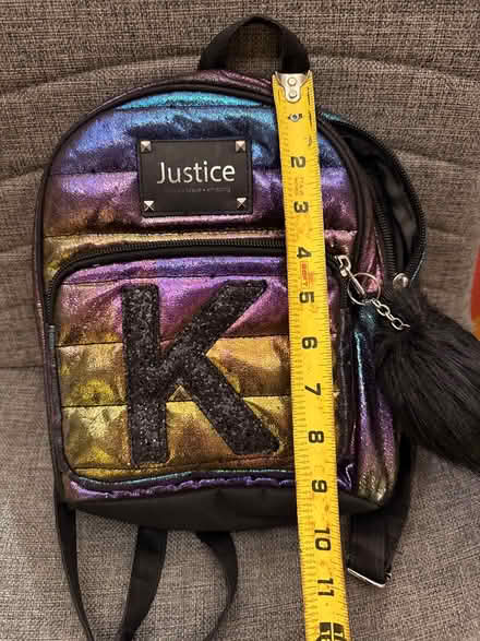 Photo of free Justice backpack (Sunnyvale (Wolfe)) #1