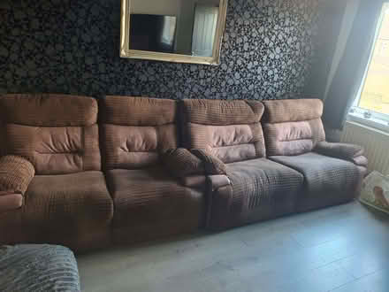 Photo of free Two Recliner Sofas (Clayton BD14) #1