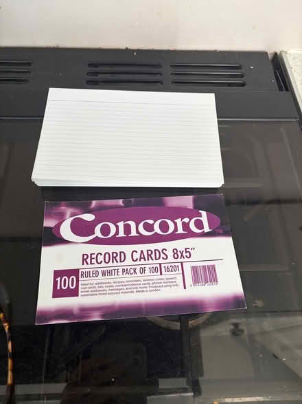 Photo of free Concord Record Cards (HP3) #1
