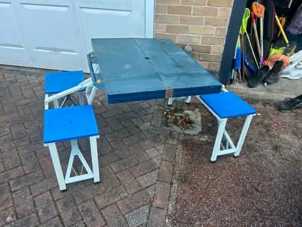 Photo of free Tent pegs, hammer, table (lodgemoor S10) #3
