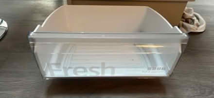 Photo of free Fridge bottom drawer / side shelves (Woodford IG8) #1