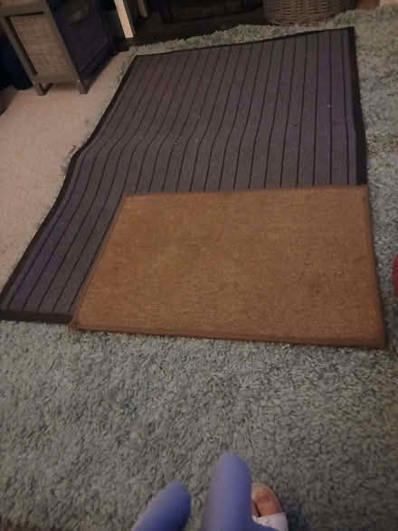 Photo of free 2 hall mats (Belmont SL6) #1
