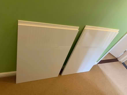 Photo of free 2 x White kitchen cupboard doors (Hackney Downs E5) #1