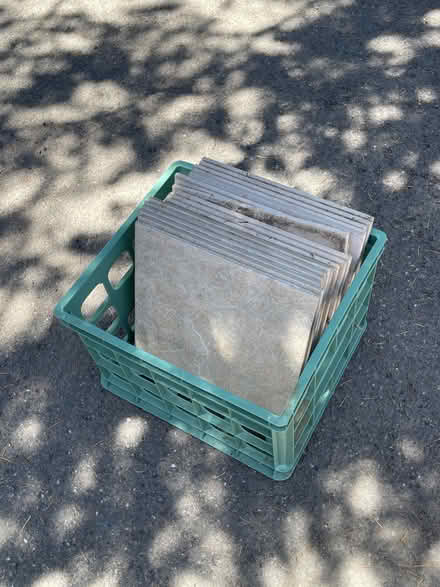 Photo of free Selection of 17 Beige 12x12' tiles (Muir Oaks, Martinez) #3