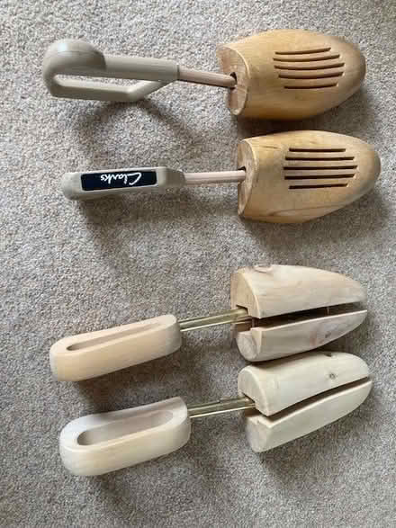 Photo of free 2 sets large/extra-large shoe trees (Shortheath, Farnham) #1
