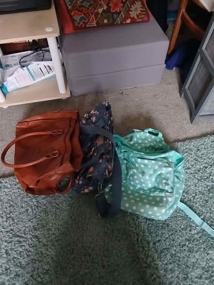 Photo of free 2 handbags & rucksack (Belmont SL6) #1