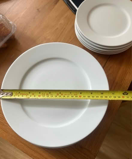 Photo of free 7 IKEA white dinner plates (SS15) #1