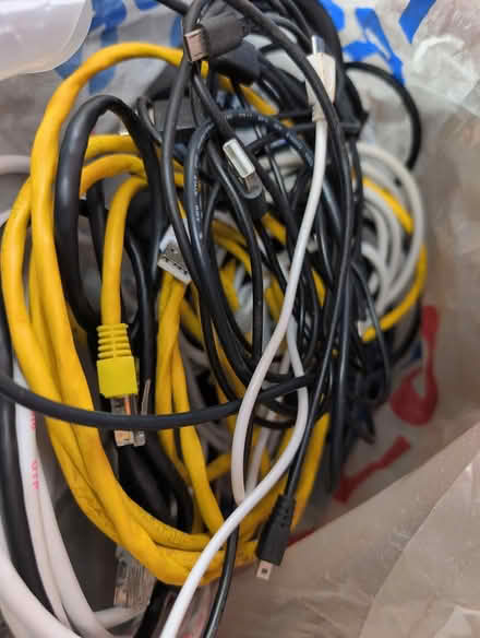 Photo of free Bags of cables and adapters (L18) #1