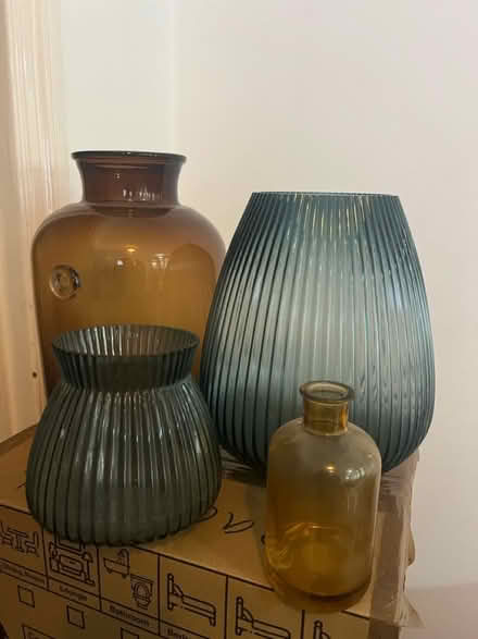 Photo of free Various Glass Vases (WC1X) #1