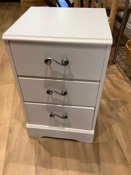 Photo of free Small bedside unit with three draws (Eastbourne BN21) #1
