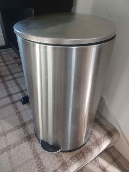 Photo of free stainless steel kitchen bin (Cranbrook TN17) #1