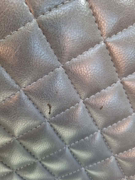 Photo of free 2 x dining chairs. Grey faux leather. No rips or tears. (Hampden Park BN22) #4