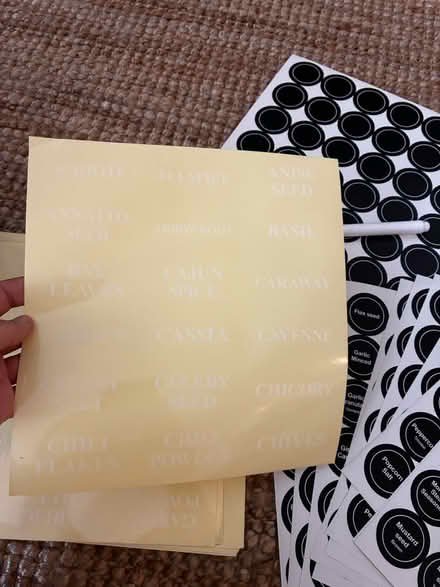 Photo of free Spice jars and spice jar labels (East village) #3