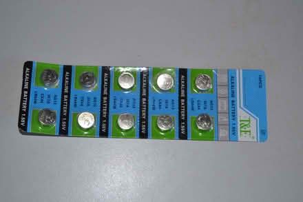 Photo of free button batteries 1.55v (Glenrothes KY7) #1