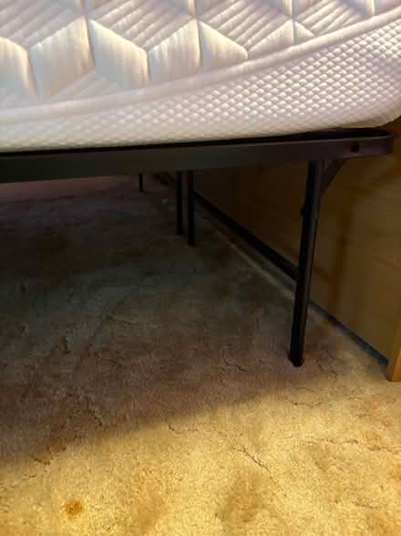 Photo of free Purple mattress, frame, headboard (Croton-on-Hudson) #2
