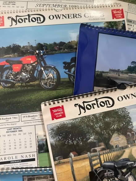 Photo of free 14 x vintage Motorcycle calendars (Erdington, Birmingham B23) #2