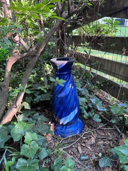 Photo of free Bird bath ceramic post (Powells tavern place) #1