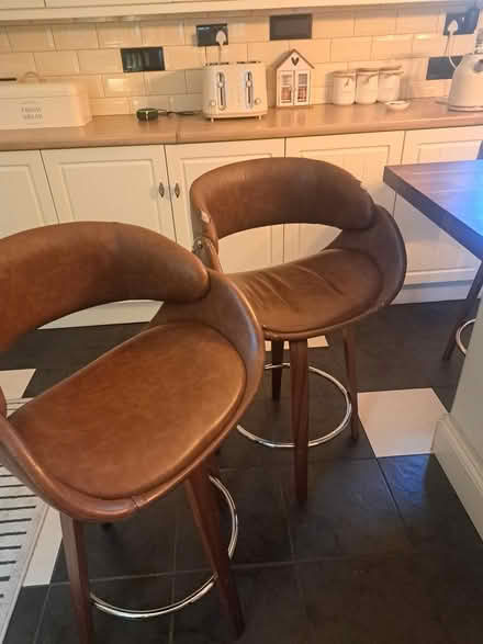 Photo of free Dunelm bar stools (Np47lz) #1