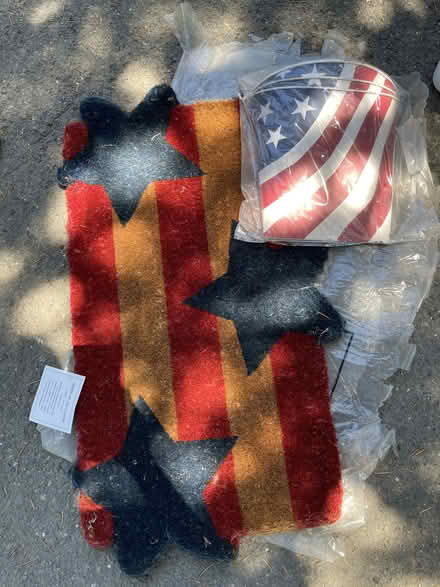 Photo of free 4th of July doormat and deco (Muir Oaks, Martinez) #1