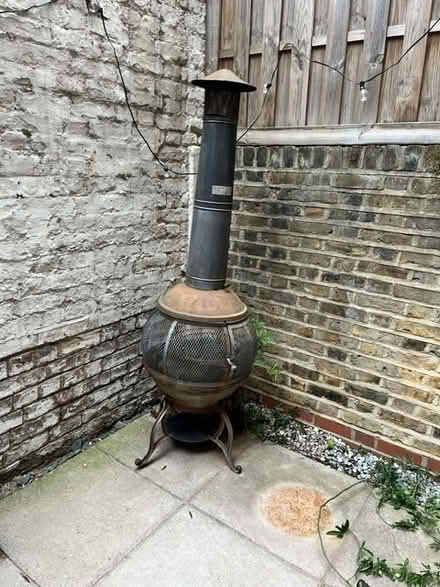 Photo of free Garden Cast Iron Chimney burner (Near Great Portland Street W1) #1
