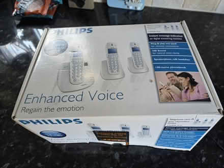 Photo of free 3 Philips cordless landline phones (Grange Park SN5) #1