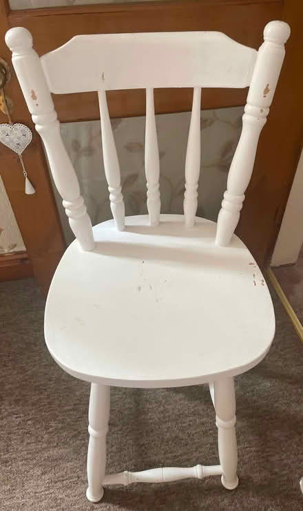 Photo of free Wooden chair (Chirk LL14) #1