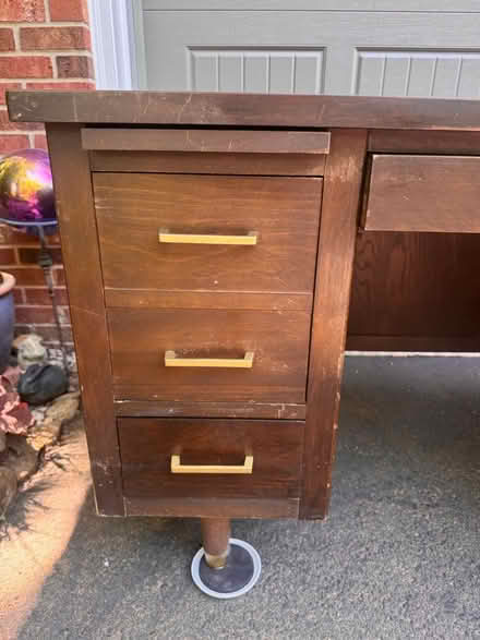 Photo of free Old wood teachers desk (Countryside) #3
