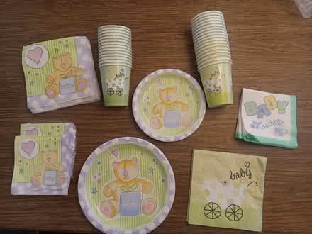 Photo of free Paper baby shower paraphernalia (Poughkeepsie off Wilbur) #1