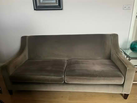 Photo of free Bespoke Velvet Sofa (Shepherds Bush W6) #2