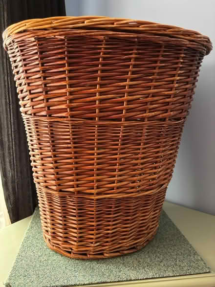 Photo of free Wicker Laundry basket (Colchester Co33af) #1