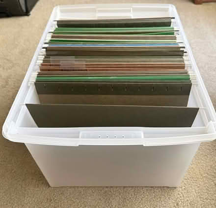 Photo of free File Storage Box (Cupertino - DeAnza and 280) #2