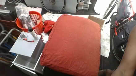 Photo of free 3 large , feather sofa cushions (Portslade Village BN41) #2