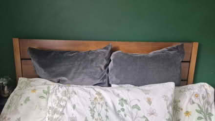 Photo of free Large Grey Velvet Cushions (South Woodham Ferrers CM3) #1