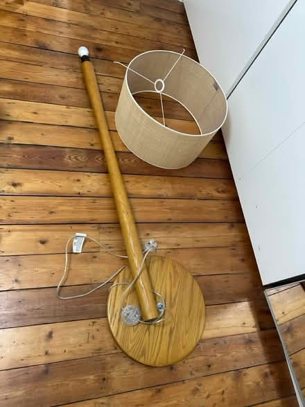 Photo of free Habitat floor lamp NEEDS FIXING (Haringey ladder N8) #1