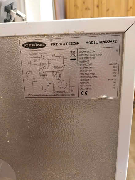 Photo of free Fridge freezer (Hawkwell SS4) #3