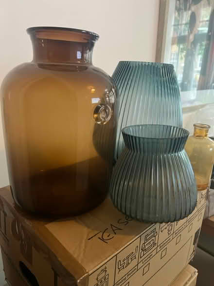 Photo of free Various Glass Vases (WC1X) #2