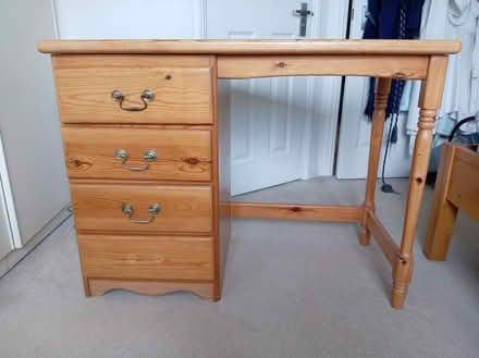 Photo of free Pine Dressing Table (Pooley Green TW20) #1
