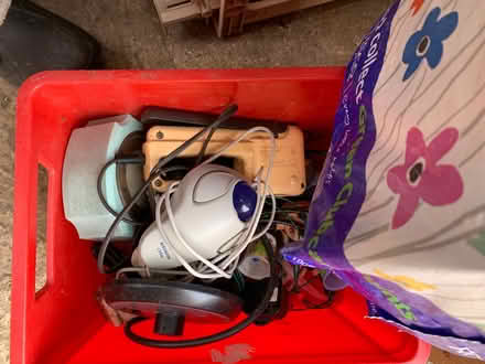 Photo of free Box and bag full of electrical wires and goods (Pebsham TN40) #2