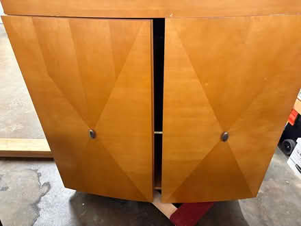 Photo of free Leather Chair/ 2 piece Armoire (Thousand Oaks, CA) #3