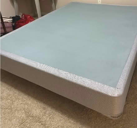 Photo of free Queen-size box spring (Lincolnshire (Milwaukee Ave)) #1